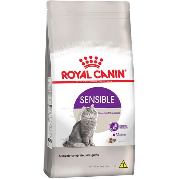 Ração Royal Canin Sensible para Gatos Adultos Sensíveis 1.5kg