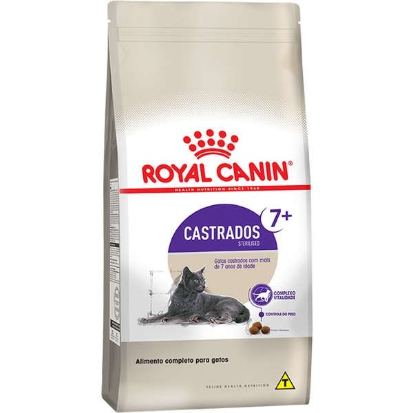Ração Royal Canin Sterilised 7+ Gatos Adultos 1,5kg