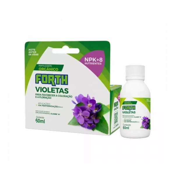 Fertilizante Líquido Concentrado Forth Para Violetas 60ml