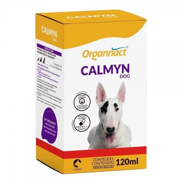 Calmyn Dog 120ml Organnact para cães