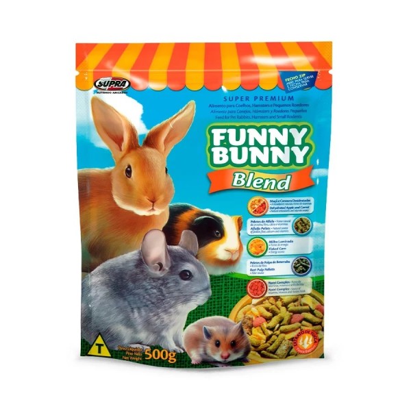 Ração para Roedores Funny Bunny Blend 500g