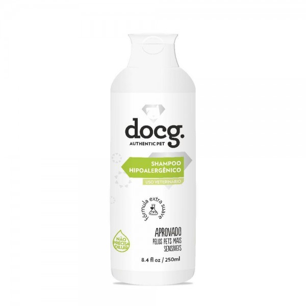 Shampoo Docg Hipoalergênico para Cães e Gatos 250ml 
