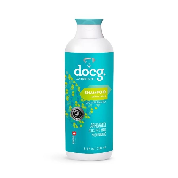 Shampoo Docg Pelos Curtos para Cães e Gatos 250ml