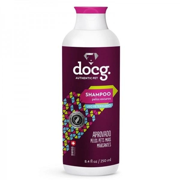 Shampoo Docg Pelos Escuros para Cães e Gatos 250ml 