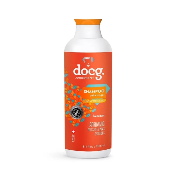 Shampoo Docg Pelos Longos para Cães e Gatos 250ml