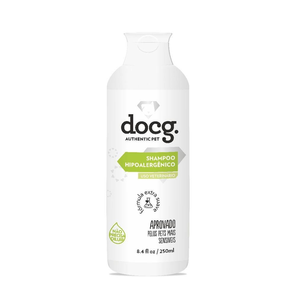 Shampoo Docg Hipoalergênico para Cães e Gatos 250ml 