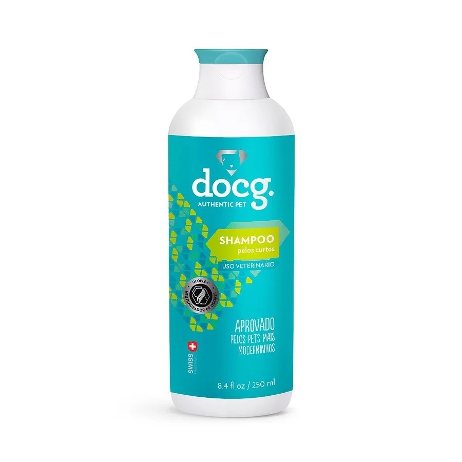 Shampoo Docg Pelos Curtos para Cães e Gatos 250ml